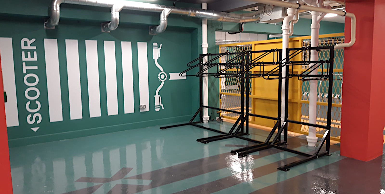 Image of a Bike Dock Solutions Free Standing Vertical Bike Rack